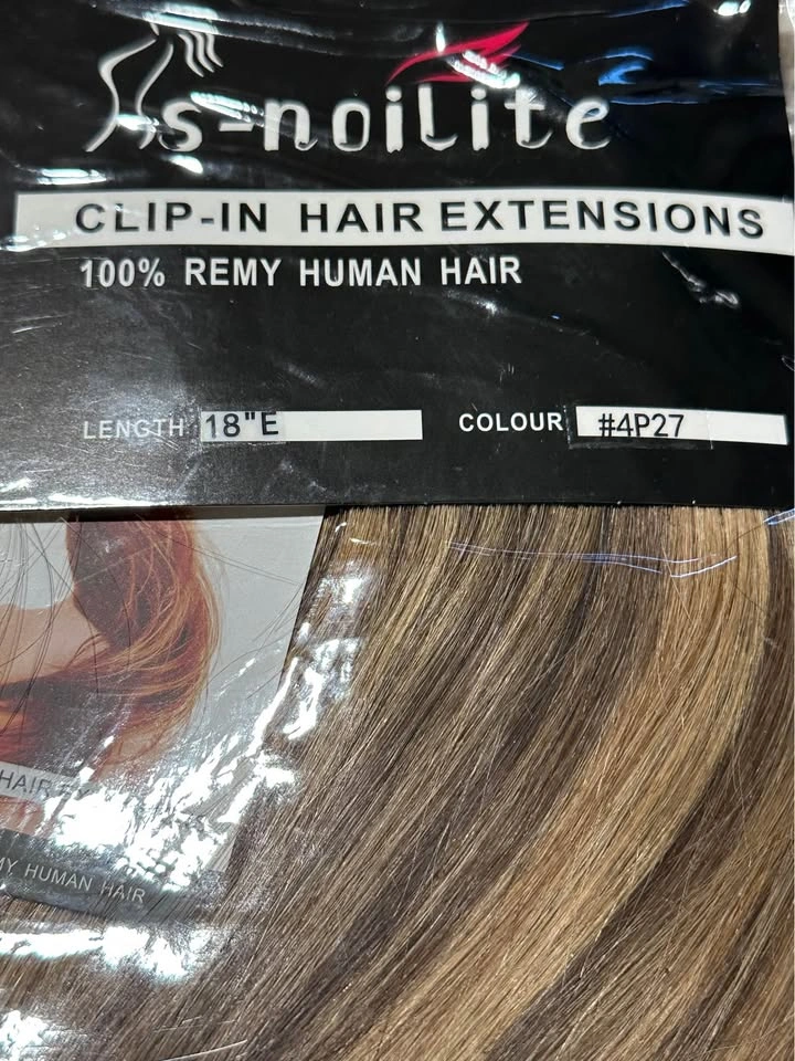 Ss-noilite Clip-in Hair Extensions 100% Remy Human Hair 18 inch - photo 3