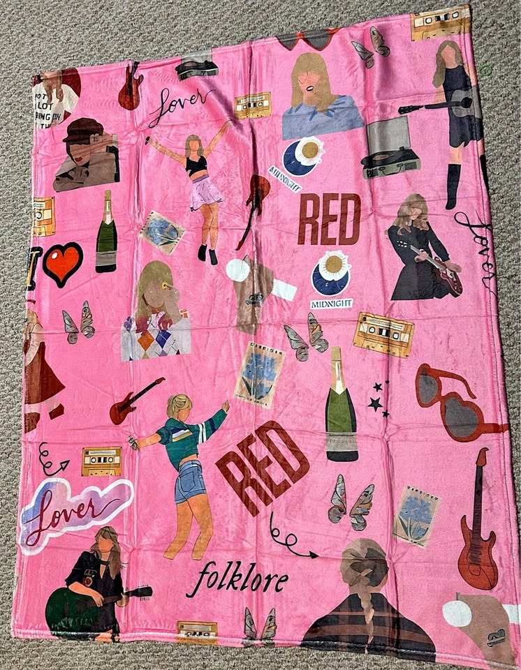 NEW Taylor Swift Fleece Throw 40”x 50”