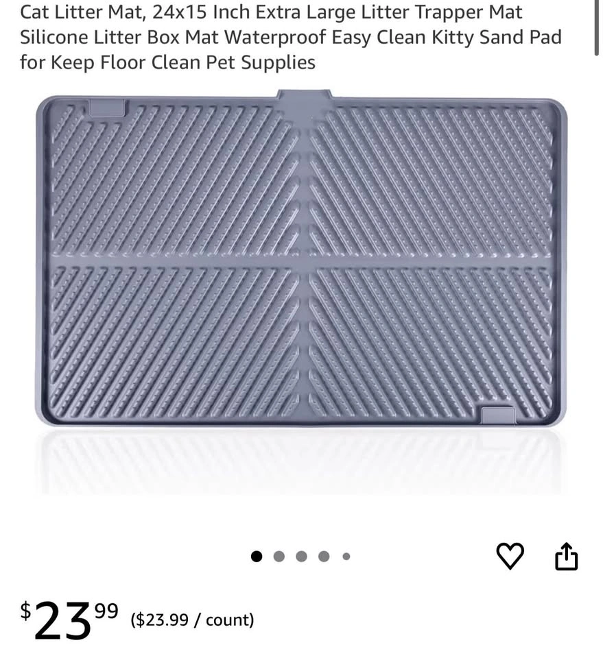 NEW Cat Litter Mat 24x15 Inch