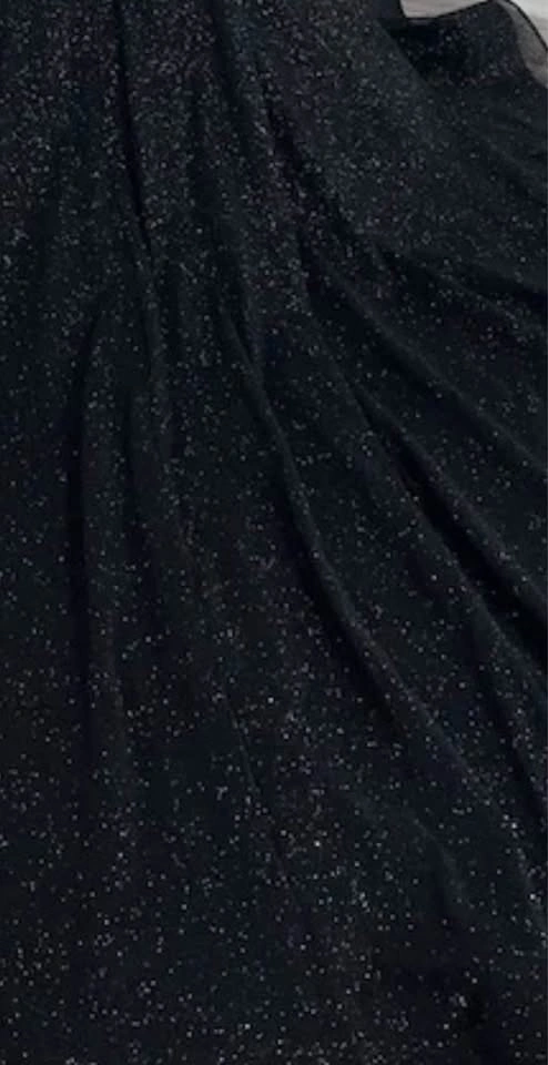 Black Beaded Mermaid Formal Gown Prom Wedding Dress - photo 3