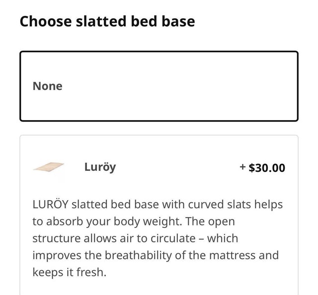 IKEA Neiden Twin Bed Frame & ASVANG Mattress - photo 5