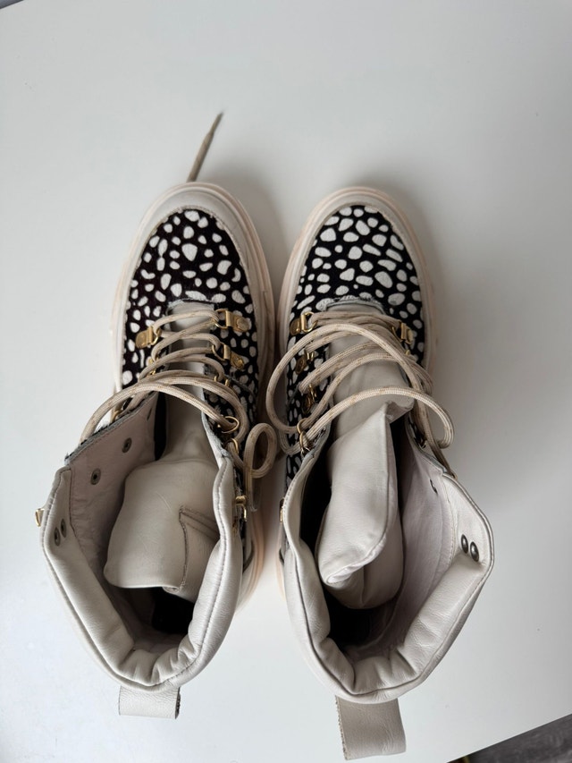 Prune Leather Sneakers - photo 2