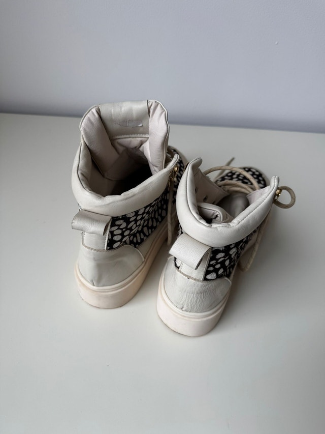 Prune Leather Sneakers - photo 3