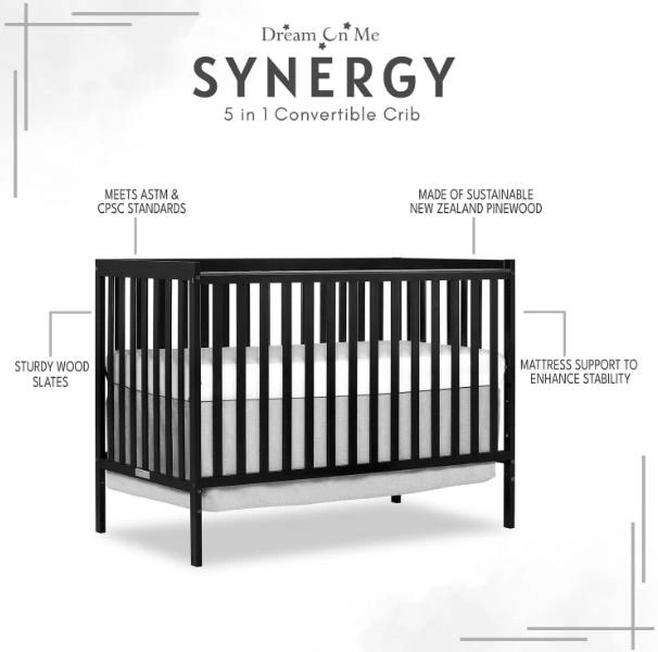 Synergy 5 in 1 Crib