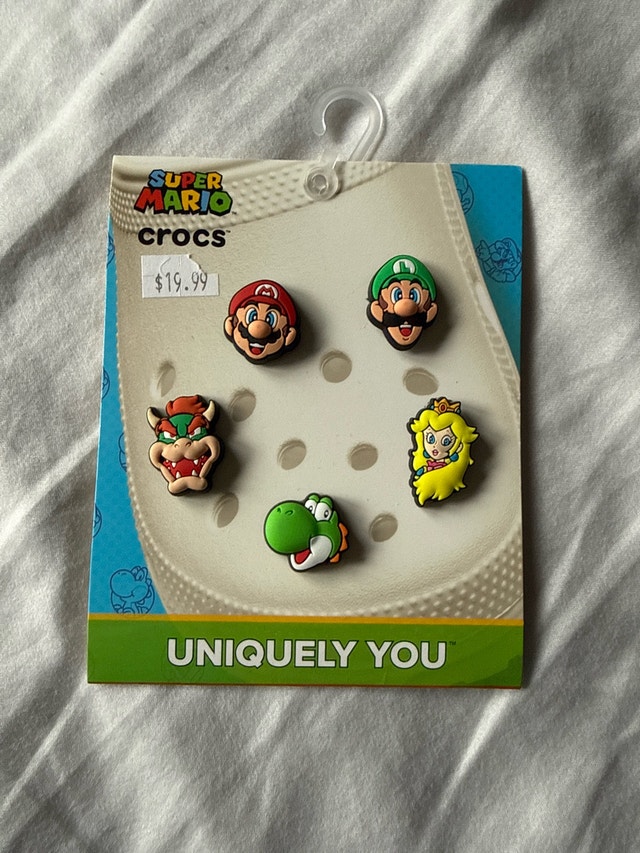 Super Mario Croc Charms / Jibbitz