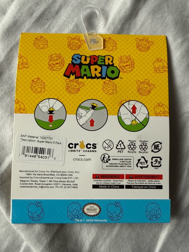 Super Mario Croc Charms / Jibbitz - photo 2