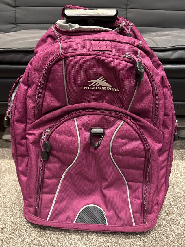 High Sierra Rolling Backpack