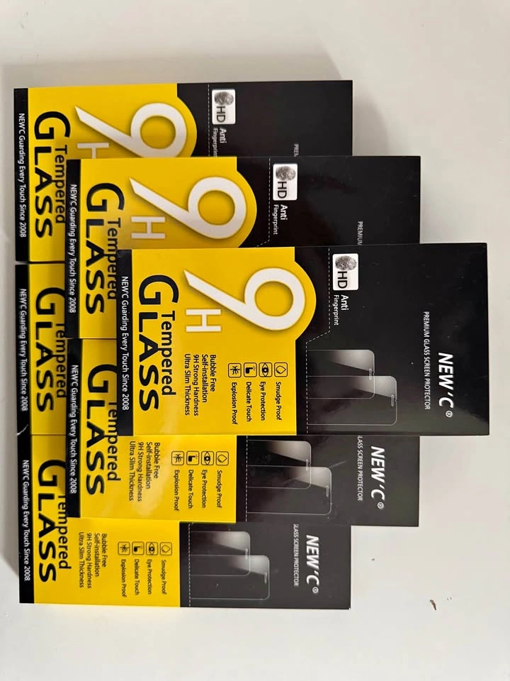 New C 9H Tempered Glass Screen Protectors (Pack of 3)