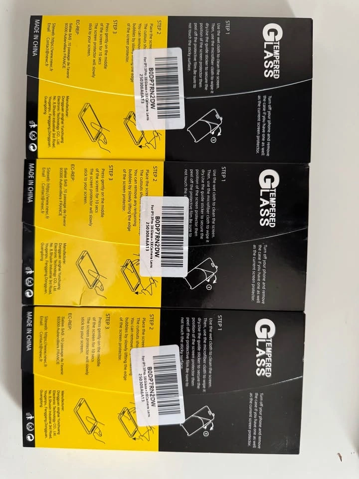 New C 9H Tempered Glass Screen Protectors (Pack of 3) - photo 2