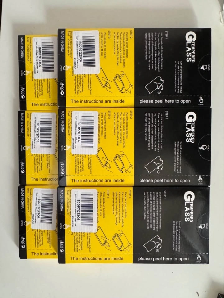 New C 9H Tempered Glass Screen Protectors (Pack of 3) - photo 4