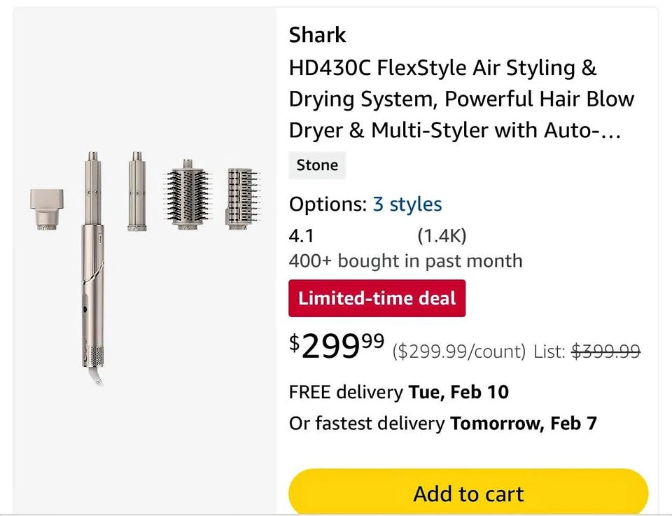 Shark FlexStyle Air Styling & Drying System