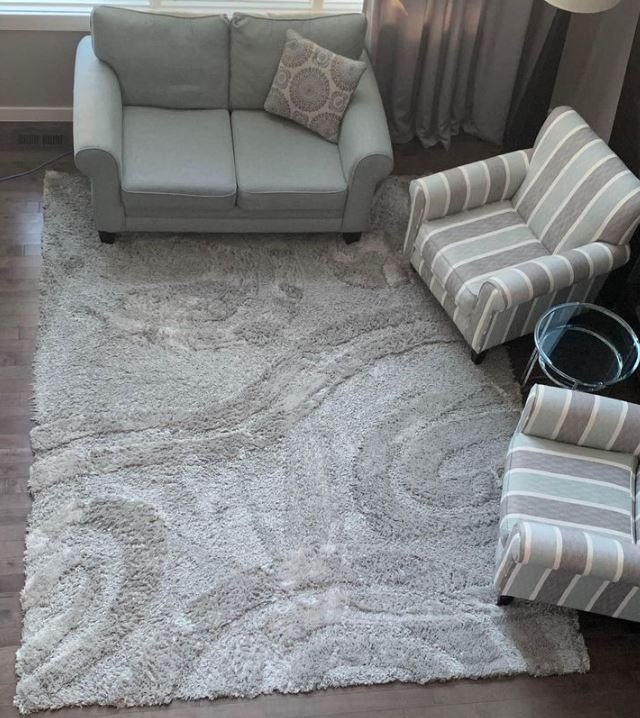BEAUTIFUL GREY AREA RUG - photo 2