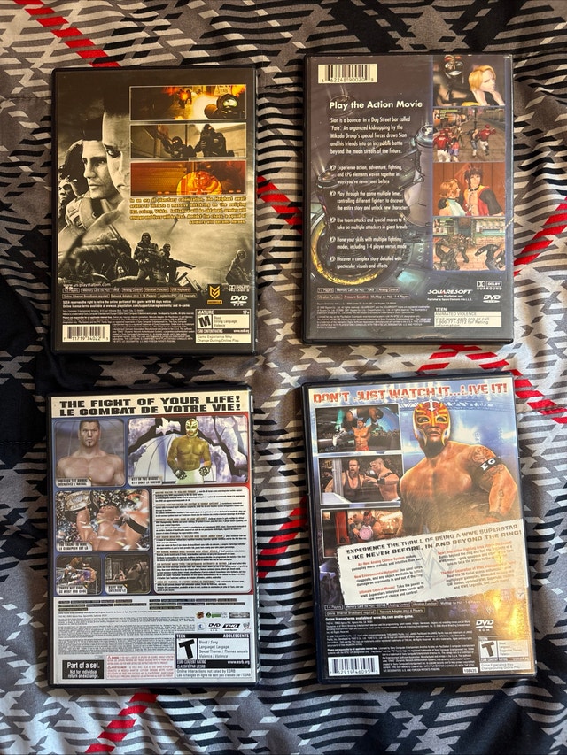Lot Of 4 PS2 Games Killzone, The Bouncer, Smackdown Vs Raw 06/07 - photo 2