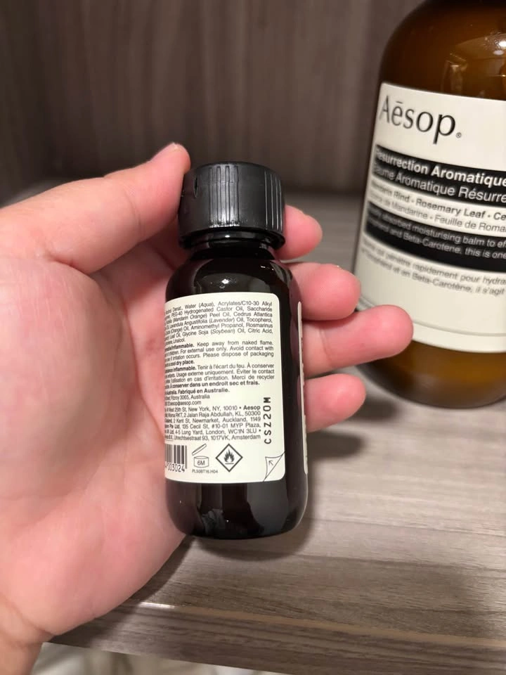 Aesop Resurrection Hand Balm 500ml + Rinse-Free Wash 50ml - photo 3