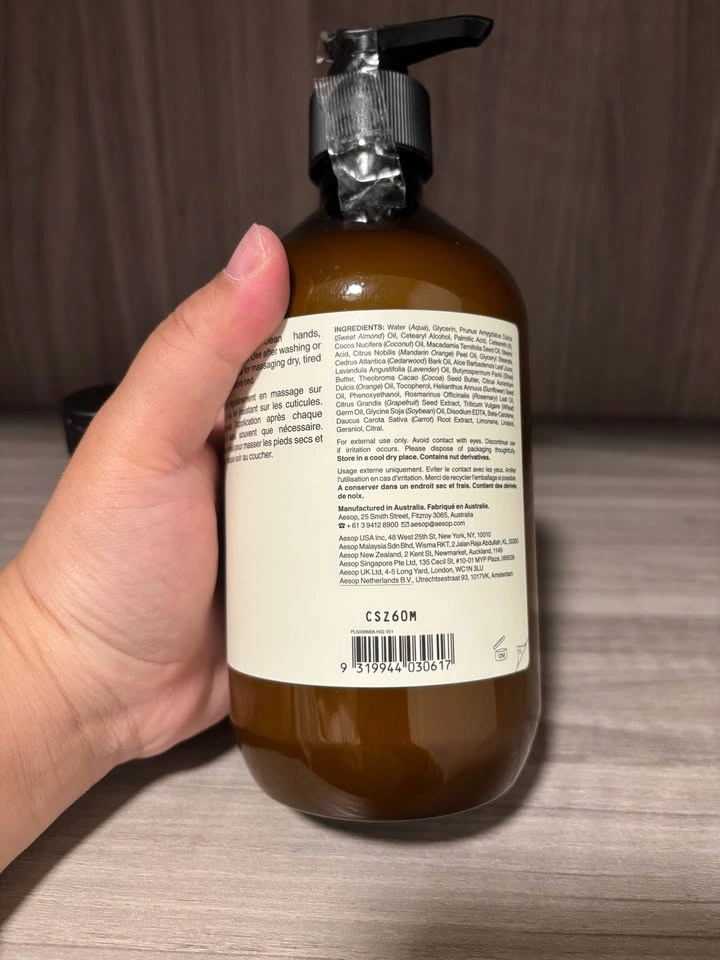 Aesop Resurrection Hand Balm 500ml + Rinse-Free Wash 50ml - photo 4