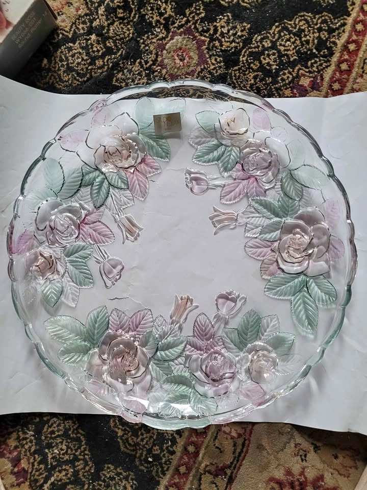 Studio Nova Festive Floral Platter