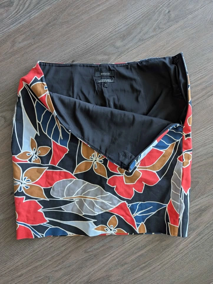 RW&CO Tropical Mini Skirt - Size 0 - photo 4