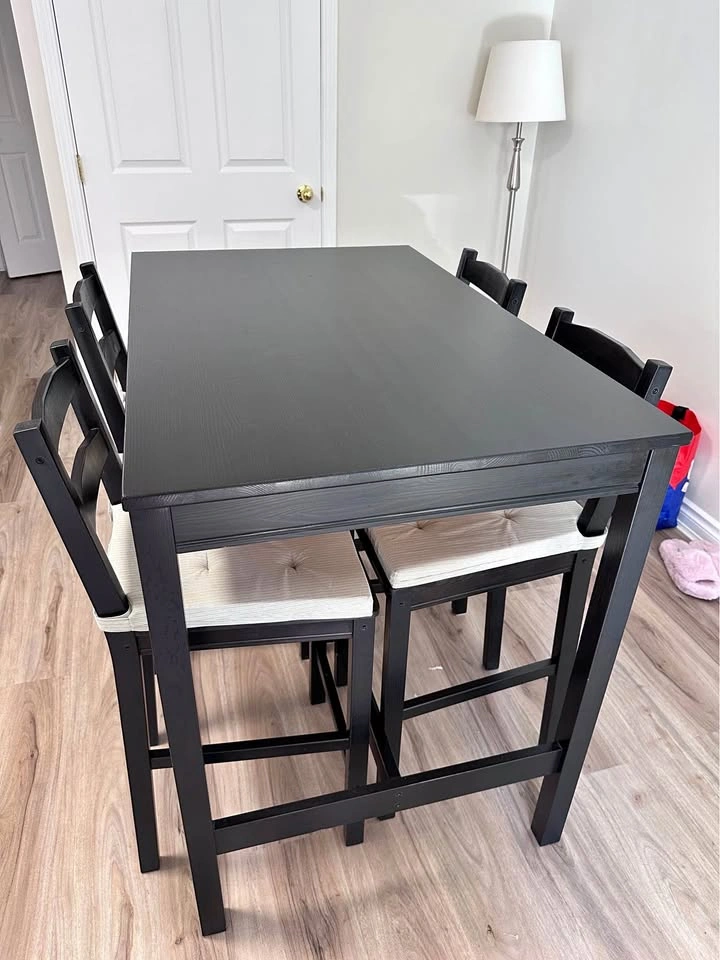 IKEA Dining Table Set (Table + 4 Chairs)
