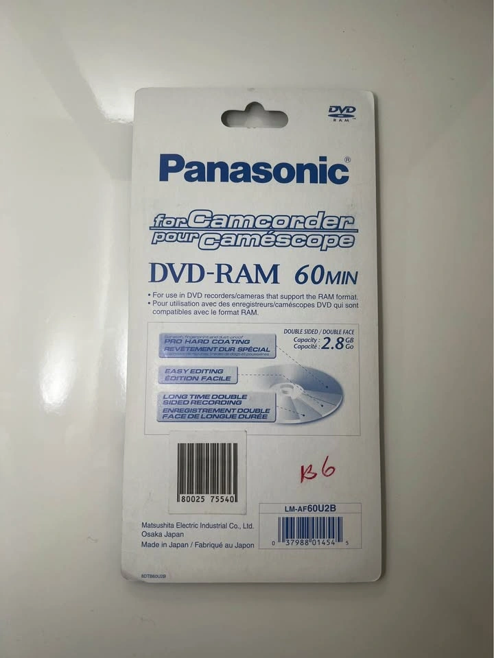 2x Panasonic mini DVD-RAM for Camcorders 2.8 GB - photo 2