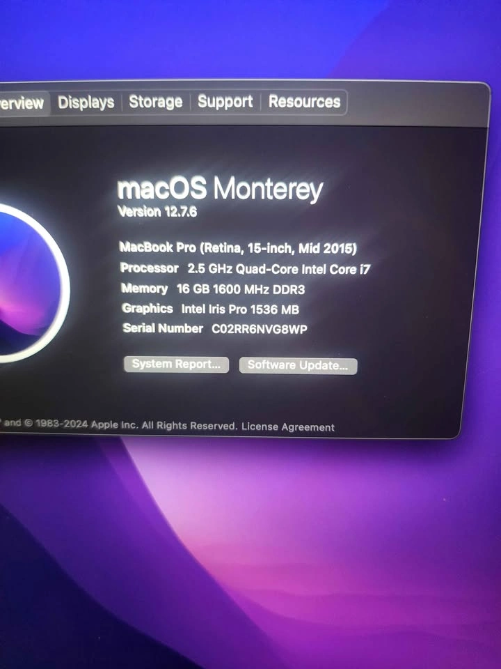 Beautiful MacBook Pro 15" i7 16gb 512gb NVME SSD - photo 2