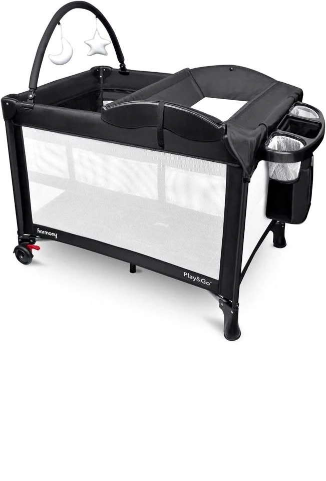 Harmony 0801006NTL Play & Go All-in-One Playard, Black