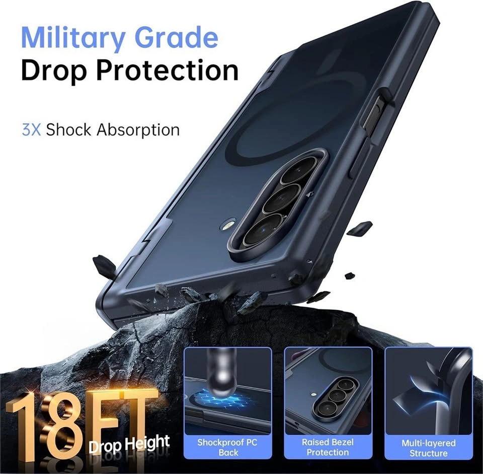 MOBOSI Magnetic for Z Fold 7 Case w/ Privacy Screen Protector - photo 2
