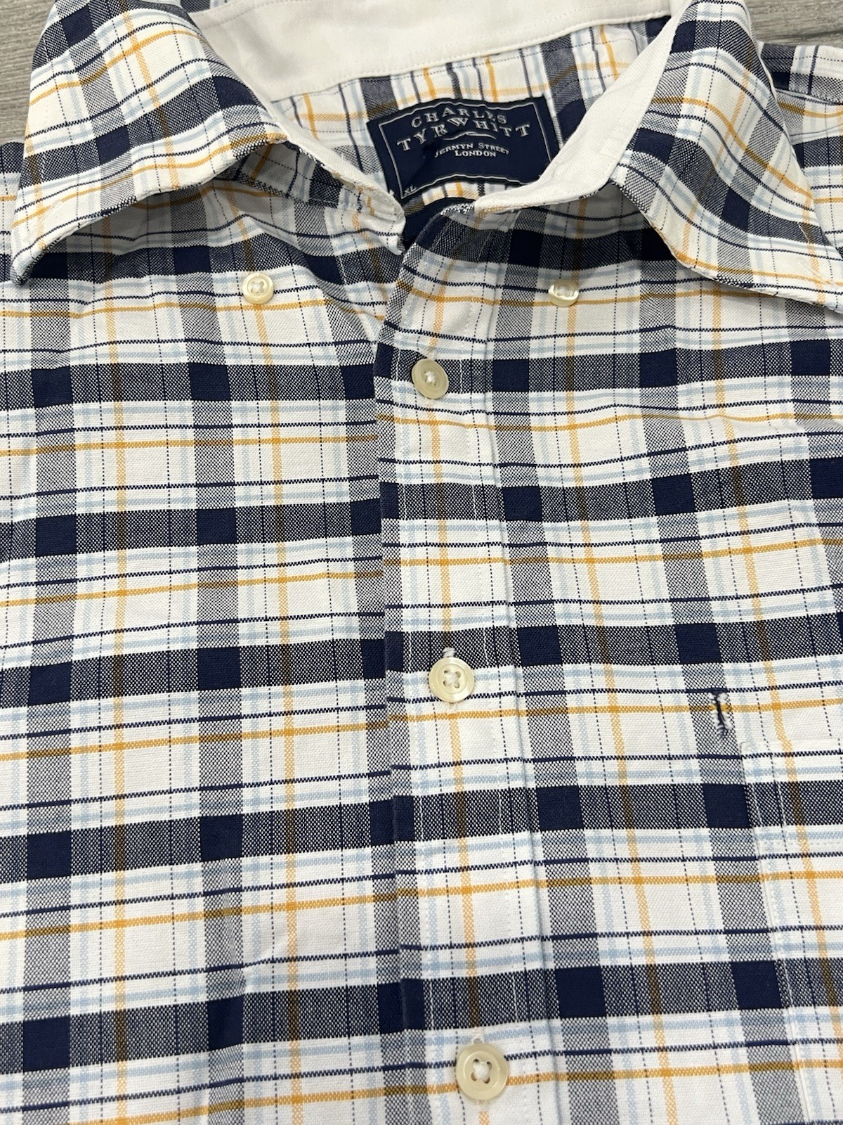 Charles Tyrwhitt Men's Plaid Button Down Shirt XL - photo 2