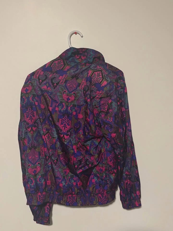 Psychedelic Lavon Petites Windbreaker Zip Up - photo 2