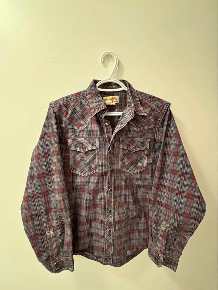 Youth Wrangler 20X XL Snap Up Ranch Shirt