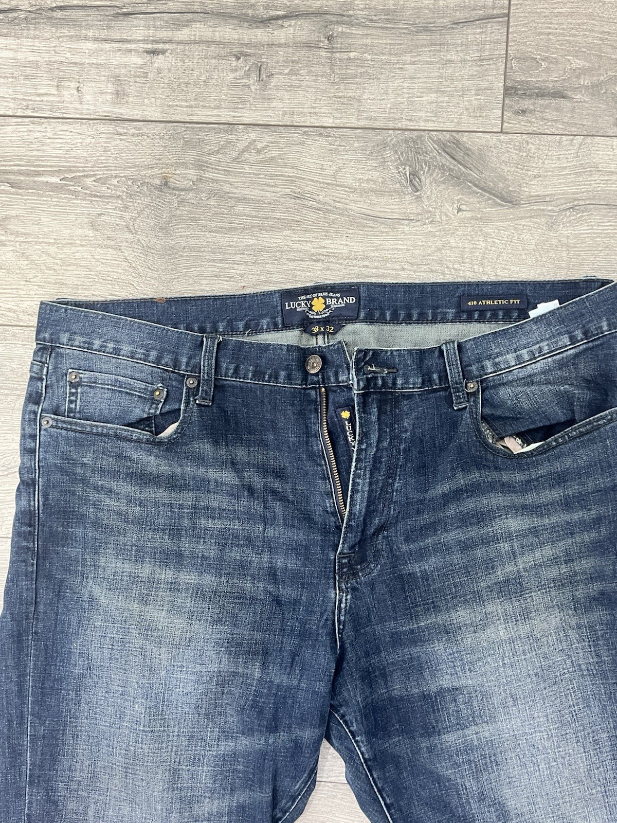 Lucky Brand Men's Jeans 33x32 Blue Denim Straight Fit - photo 2