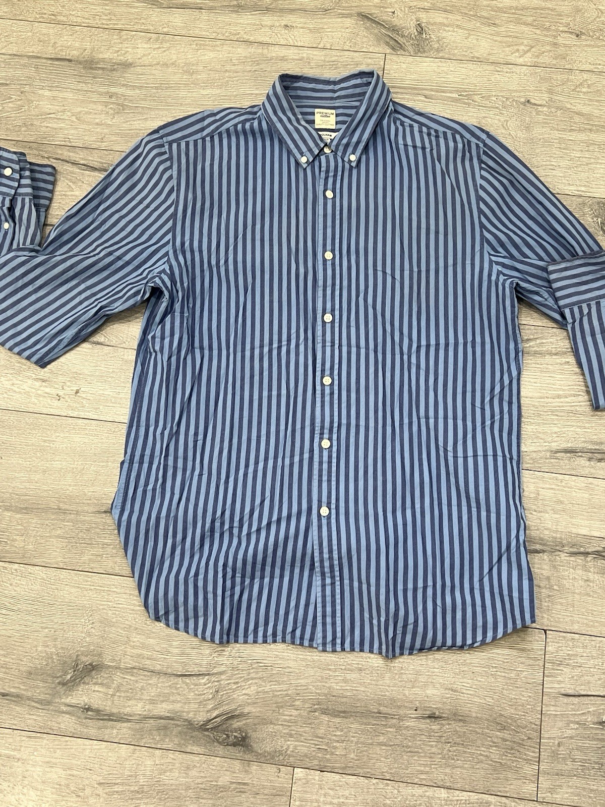 Men's POLHAM Blue Striped Button Down Shirt - XL - photo 5