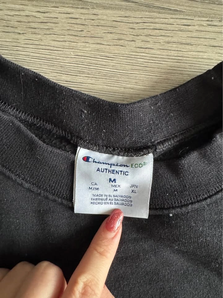 UoT x Champion Black Sweater - $10 - photo 2