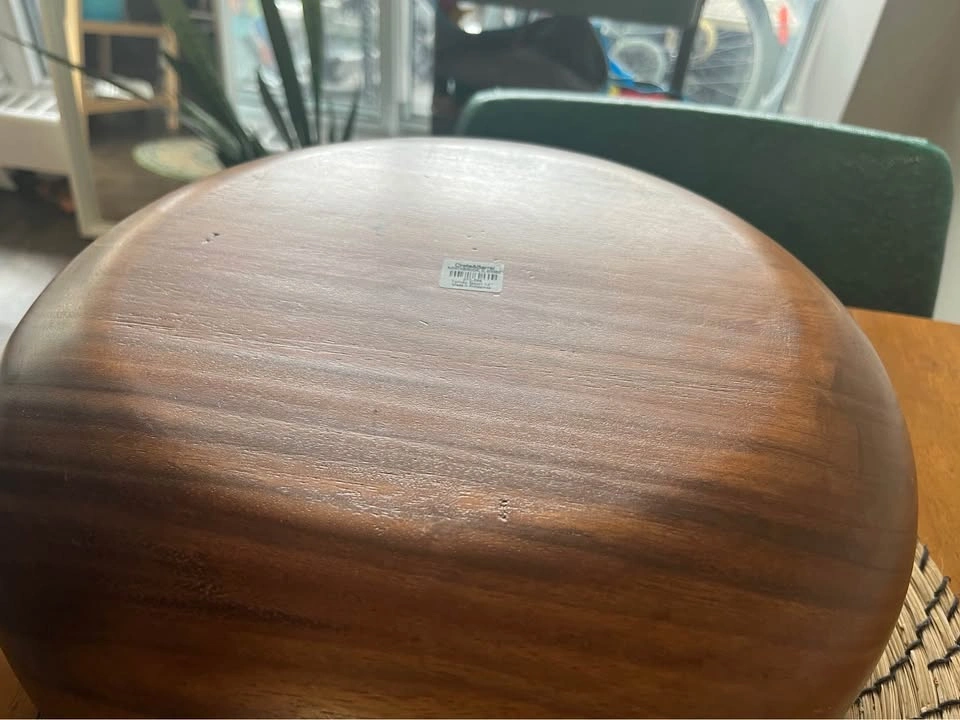 Brand New 12" Acacia Salad Bowl - photo 5