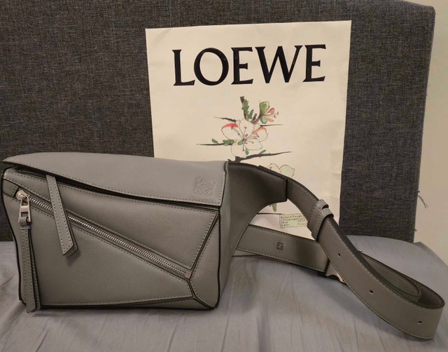 Small Puzzle Bag for Men in Classic Calfskin