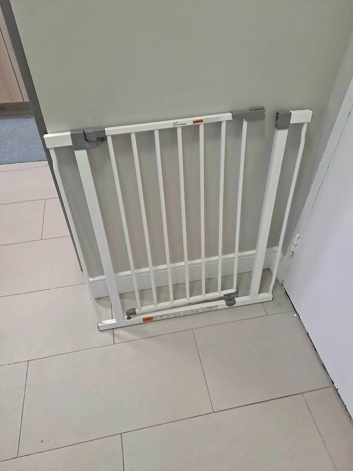 White Metal Baby Gate