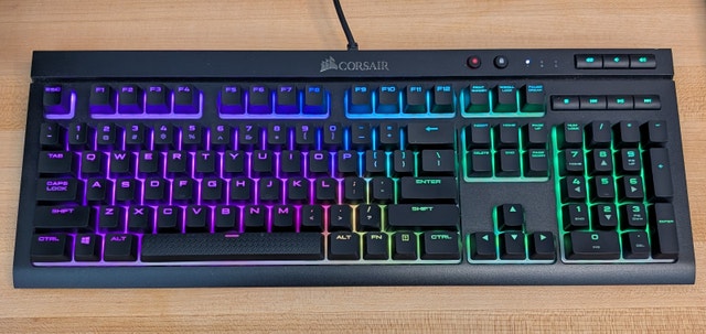 Corsair K68 RGB Mechanical Keyboard Cherry Red: For Repair/Parts