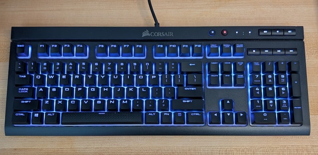 Corsair K68 RGB Mechanical Keyboard Cherry Red: For Repair/Parts - photo 2