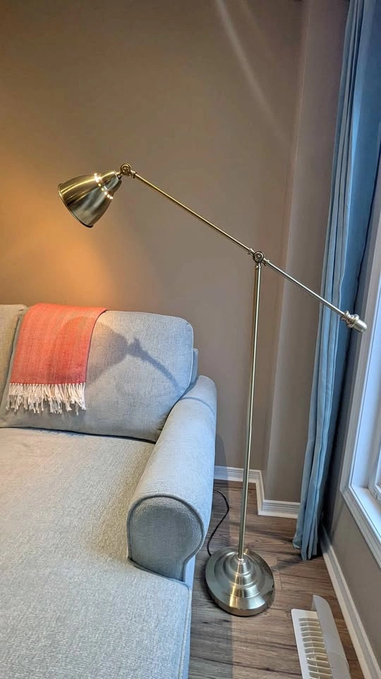 IKEA Barometer Vintage Floor Lamp - Gold