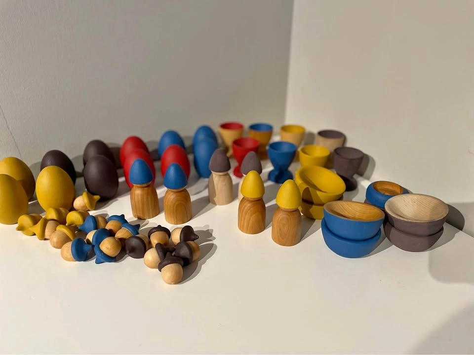 Montessori Wooden Toys | Loose Parts Play | Sustainable