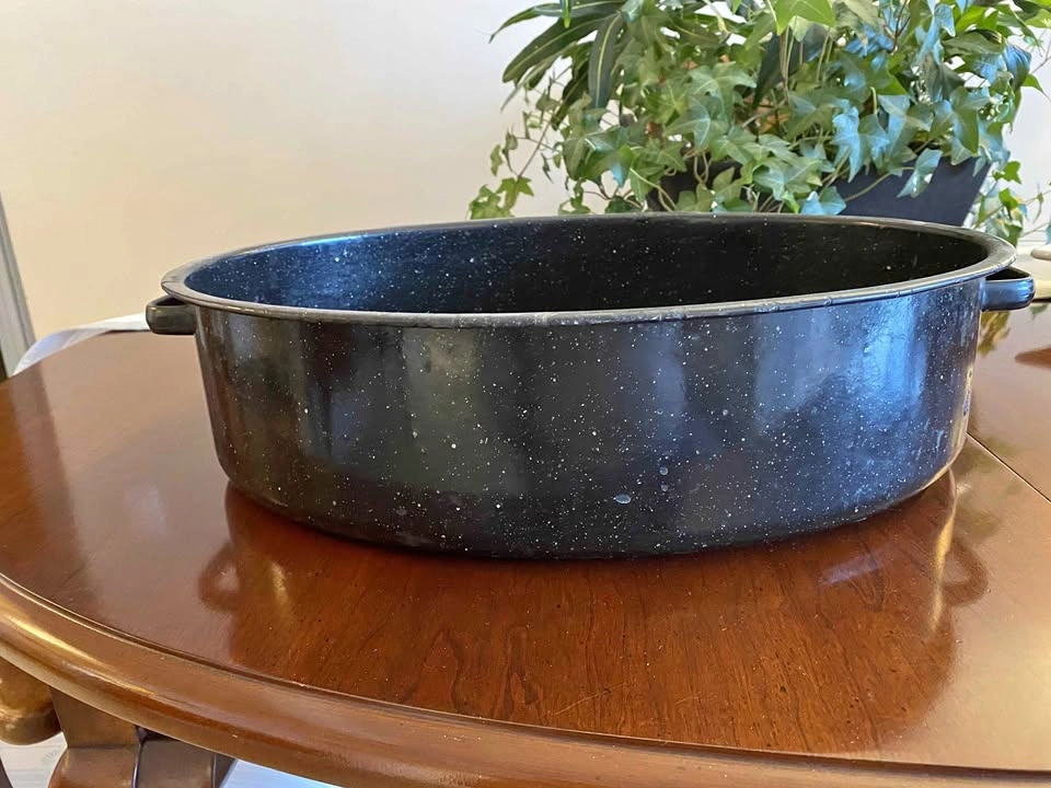 Solid Dutch Oven Style Roasting Pan