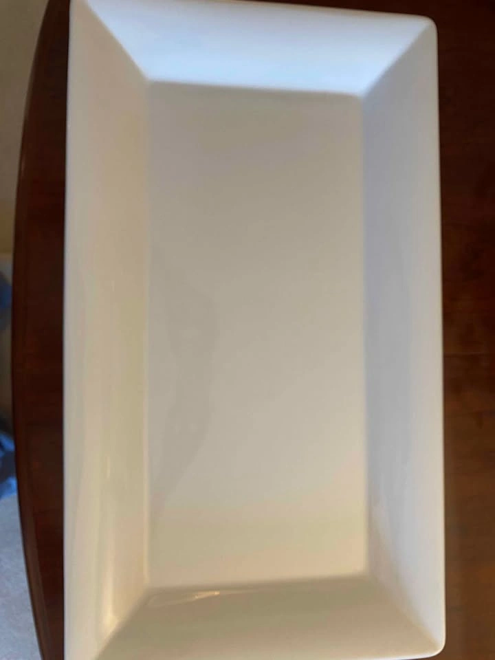 Sleek White Serving Platter - photo 2