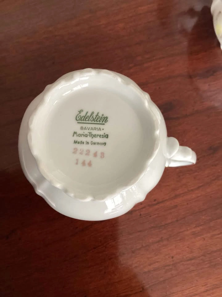 Edelstein Bavaria Maria-Theresia coffee pot  cups and plates - photo 2