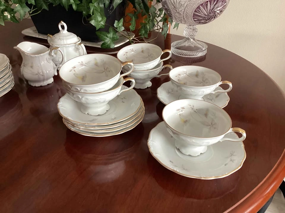 Edelstein Bavaria Maria-Theresia coffee pot  cups and plates - photo 3