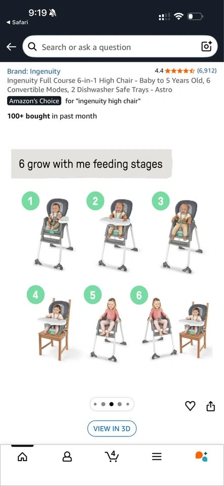 Baby High chair Ingenuity - photo 3