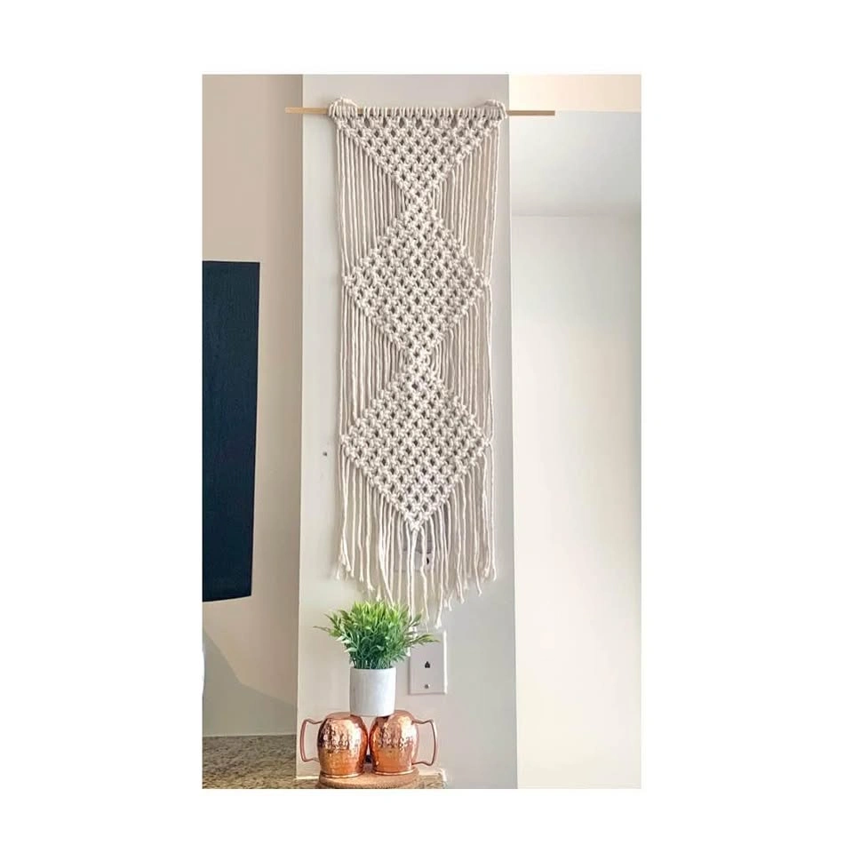Macrame wall hanging long fall decor