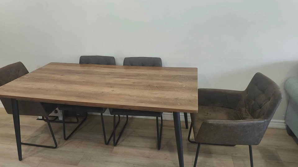 Dining table set rustic look - photo 2