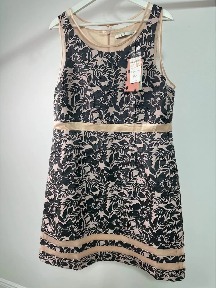 STEPS Floral Print Sleeveless Dress Size 14-16 - photo 3