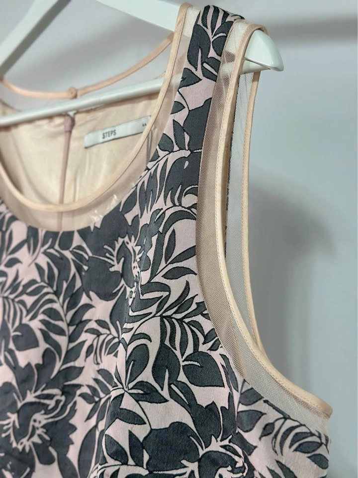 STEPS Floral Print Sleeveless Dress Size 14-16 - photo 5