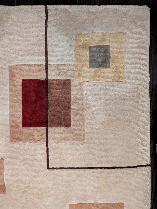 Momeni New Wave NW-77 Ivory Wool Rug 5'3" x 8' - photo 5