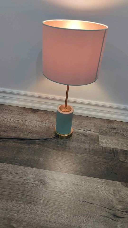 2 Night lamps golden matte grey - photo 2